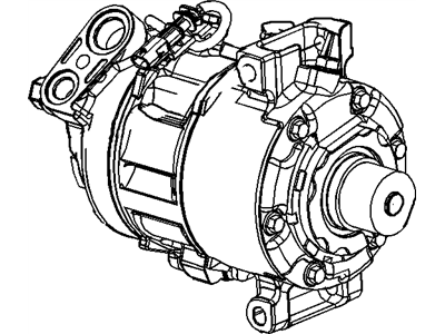 GM 92276907 Air Conditioner Compressor Kit