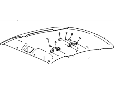 GM 12480572 PANEL, Roof Headlining