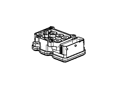 2012 Chevrolet Sonic ABS Control Module - 95176124