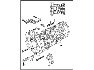 1994 Pontiac Sunrunner Transmission Assembly - 96068772
