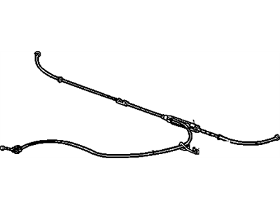 Oldsmobile Firenza Parking Brake Cable - 25526366