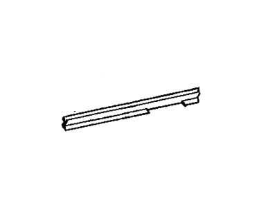 GM 25725133 Sealing Strip Assembly, Front Side Door Window Inner