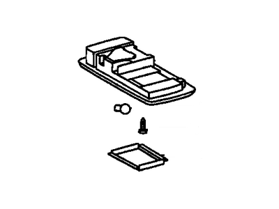 GM 94859693 Lamp,Windshield Header Courtesy & Reading(W/Sun Roof Switch) *Gray