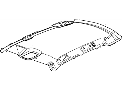 GM 22787006 Panel Assembly, Headlining Trim *Shale