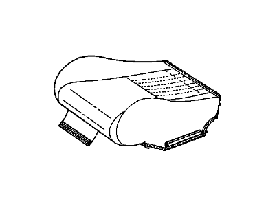 GM 16730239 Cover Assembly, P&Driver Seat Cushion Graphite