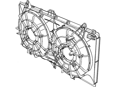 2016 Chevrolet SS Fan Shroud - 92263226