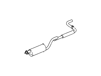 2000 Chevrolet Express Exhaust Pipe - 15739325
