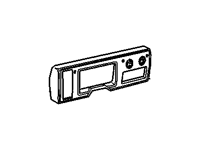 GM 15973168 Plate,Instrument Panel Cluster Trim