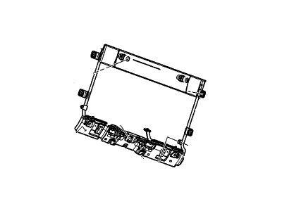 GM 88899727 Frame Asm,Rear Seat Back Cushion