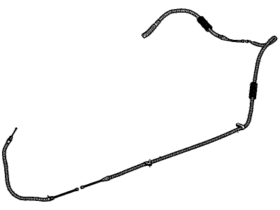 2007 Cadillac STS Parking Brake Cable - 20772267