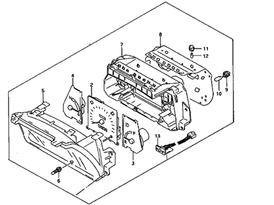 1992 Chevrolet Tracker Instrument Cluster - 30010409