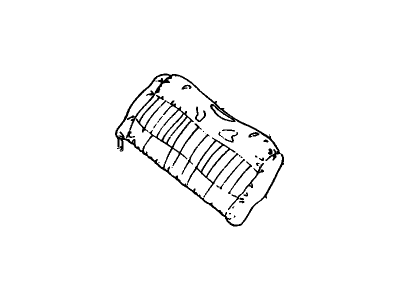 GM 22604953 COVER, Rear Seat Back