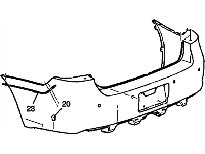 GM 12336057 Front Bumper Cover (Primed)