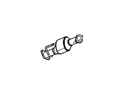 GM 20906951 3Way Catalytic Convertor Assembly (W/ Exhaust Pipe)