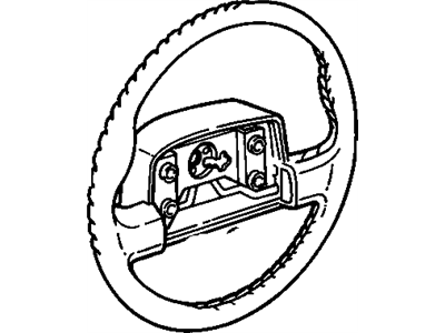 GM 16750950 Steering Wheel Assembly *Saddle