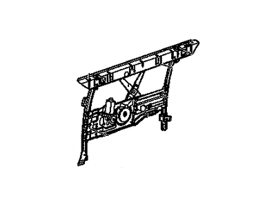 GM 16634901 Module Assembly, Front Side Door Window <Use 1C5J