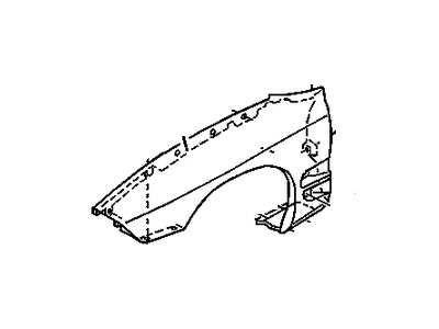 GM 10420065 Fender Assembly, Front