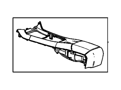 GM 22888244 Console,Front Floor