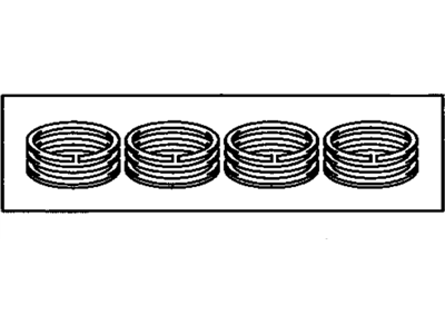 2009 Pontiac Vibe Piston Ring - 19185554