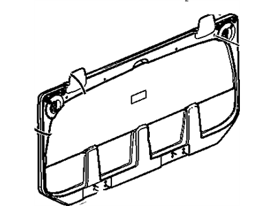 GM 25951278 Gate Assembly, Mid (Removable) *Dark Titanium