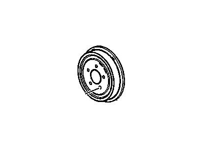 GM 15808572 Drum Assembly, Rear Brake