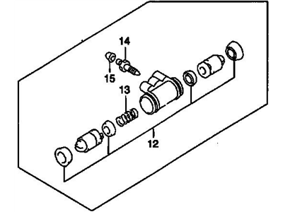 2000 Chevrolet Tracker Wheel Cylinder - 91175623