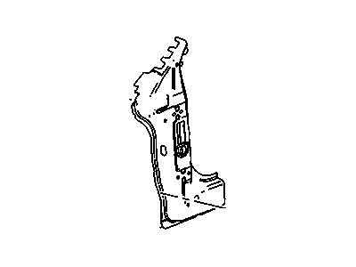 GM 13279651 Reinforcement Assembly, Body Hinge Pillar Panel