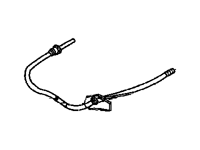 1993 Chevrolet S10 Parking Brake Cable - 15968233