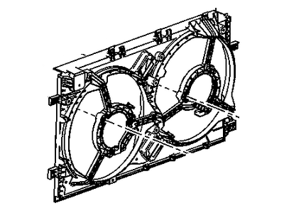 Buick Regal Fan Shroud - 13241739