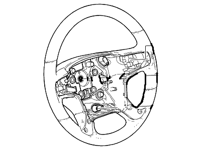 2015 GMC Yukon Steering Wheel - 23423439