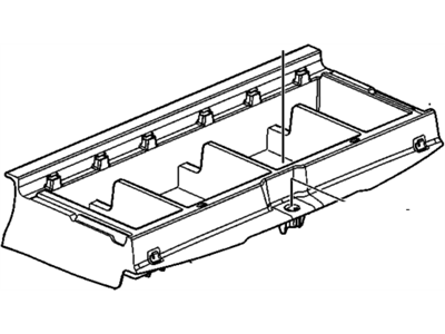 GM 15821702 Compartment Assembly, Rear Floor *Medium Cashmere