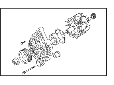 Chevrolet Tracker Alternator - 91177201