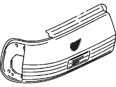 GM 94851559 Lens,Tail Lamp