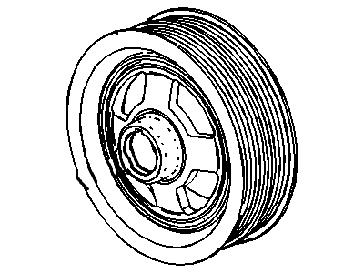 GM 25190821 Pulley, Crankshaft