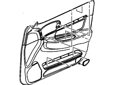 GM 10354261 Trim Assembly, Front Side Door (Rh) *Neutral