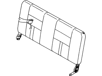 GM 96069348 Cushion,Rear Seat Back