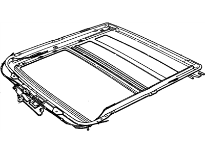 GM 12506510 Seal,Roof Vent Window Frame (Front)