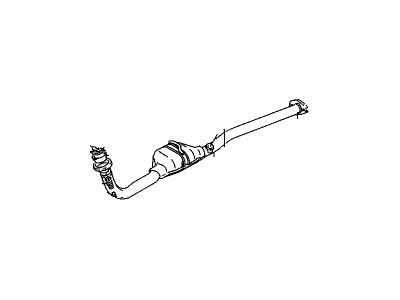 2000 Chevrolet Metro Catalytic Converter - 30016706