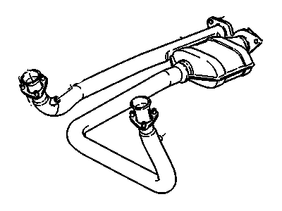 GM 15733230 Catalytic Converter Assembly (W/ Exhaust Manifold Pipe T