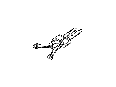 GM 88896543 Oxidation Catalytic Converter Assembly (W/ Exhaust Pipe)