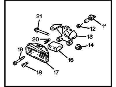 GM 16518789 Lamp Assembly, Front Fog