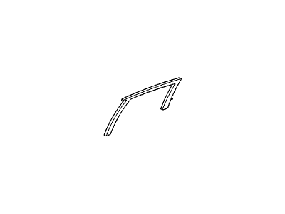 GM 25699757 Weatherstrip Assembly, Rear Side Door Window