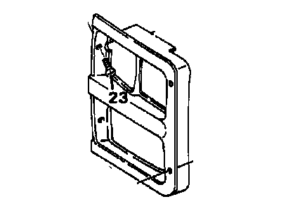 GM 15962465 Bezel, Headlamp