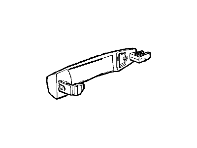 GM 22848472 Handle Assembly, Rear Side Door Outside *Service Primer