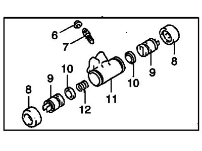 GM 88970138 Cylinder,Rear Brake