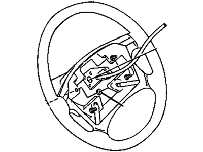 1991 Oldsmobile Toronado Steering Wheel - 17997334