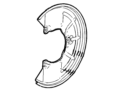 GM 95286840 Shield, Front Brake