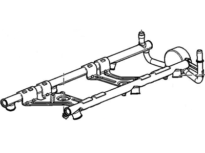 2007 Chevrolet Equinox Fuel Rail - 89017617