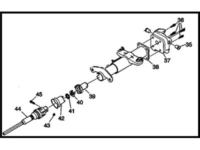 GM 26110537 COLUMN, Steering