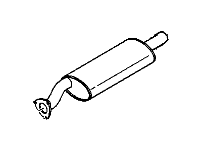 GM 15994349 Muffler Asm,Exhaust